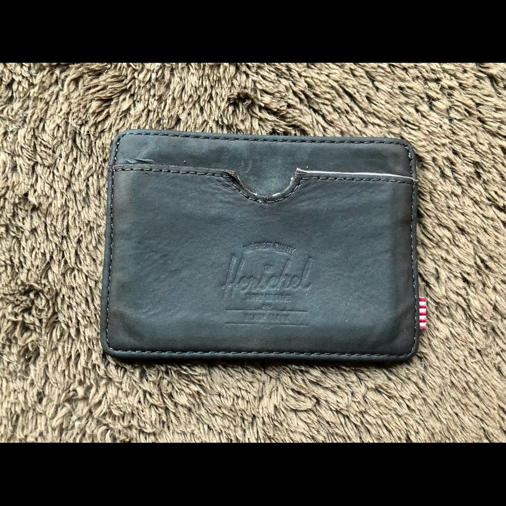 Authentic Herschel Leather Wallet